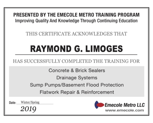 Certificate Flatwork Certificate Flatwork